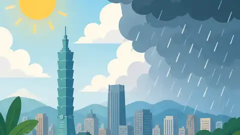 6/2/2026 台北天氣：炎熱午後有雨