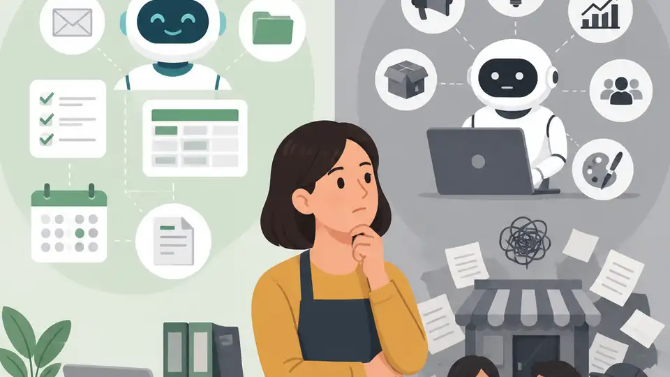 為什麼小型企業只該把 AI 用在行政,不該什麼都交給它