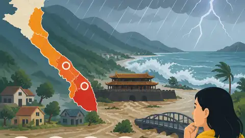 為什麼清化到順化的天氣警報不能輕忽