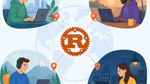 Four Rust projects show where people are coding now