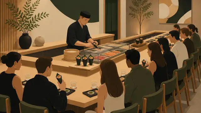 Sora opens 80-seat Brentwood handroll bar Thursday