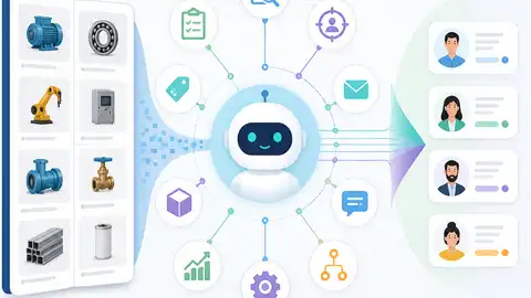 10 AI agent workflows that turn B2B catalogs into leads