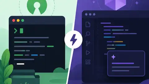 OpenCode vs Cursor：開源 CLI 與 AI 編輯器